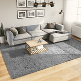 Vloerkleed Pamplona Shaggy Hoogpolig Modern Grijs