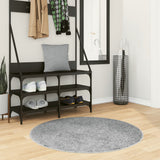 Vloerkleed Pamplona Shaggy Hoogpolig Modern Grijs
