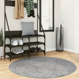 Vloerkleed Pamplona Shaggy Hoogpolig Modern Grijs