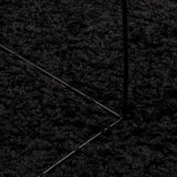 Vloerkleed Pamplona Shaggy Hoogpolig Modern Zwart