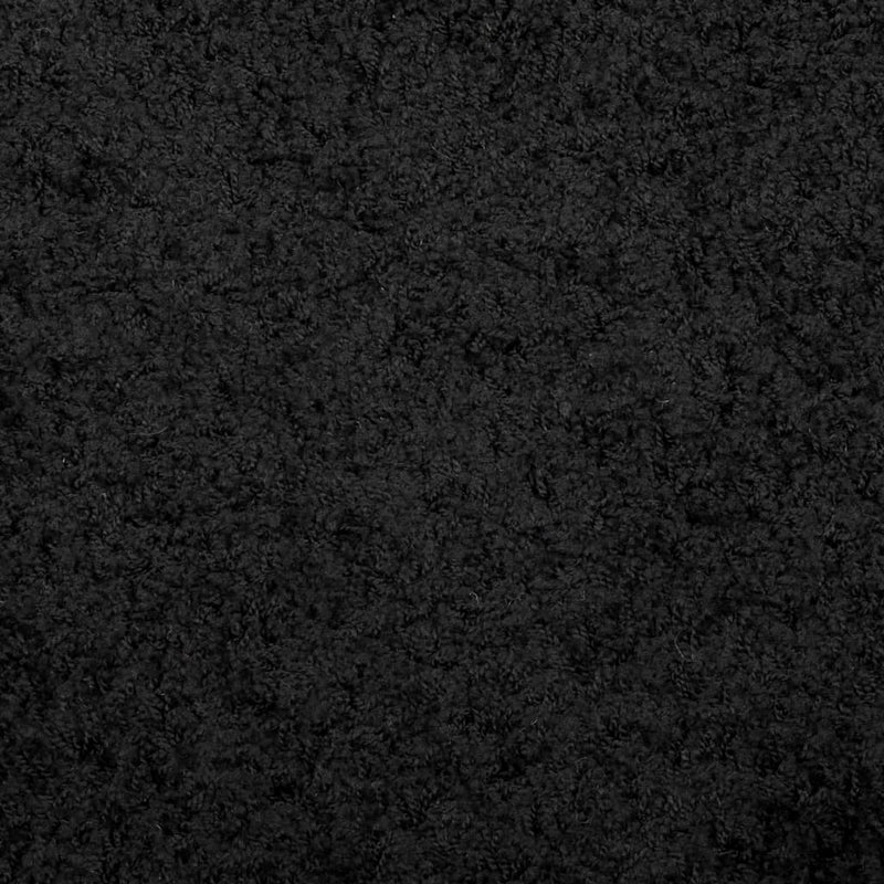 Vloerkleed Pamplona Shaggy Hoogpolig Modern Zwart