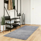 Vloerkleed Pamplona Shaggy Hoogpolig Modern Blauw