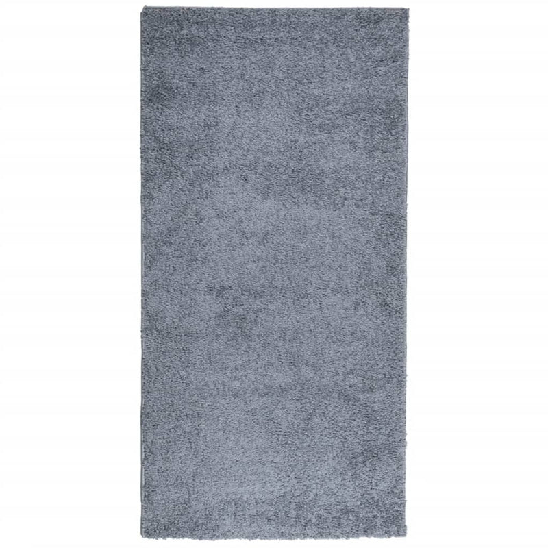 Vloerkleed Pamplona Shaggy Hoogpolig Modern Blauw