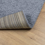 Vloerkleed Pamplona Shaggy Hoogpolig Modern Blauw