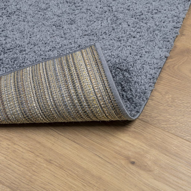 Vloerkleed Pamplona Shaggy Hoogpolig Modern Blauw