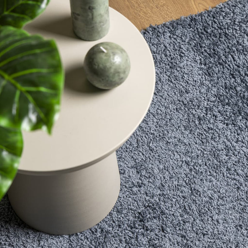 Vloerkleed Pamplona Shaggy Hoogpolig Modern Blauw