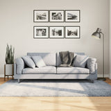 Vloerkleed Pamplona Shaggy Hoogpolig Modern Blauw