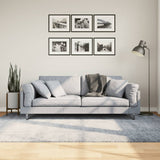 Vloerkleed Pamplona Shaggy Hoogpolig Modern Blauw