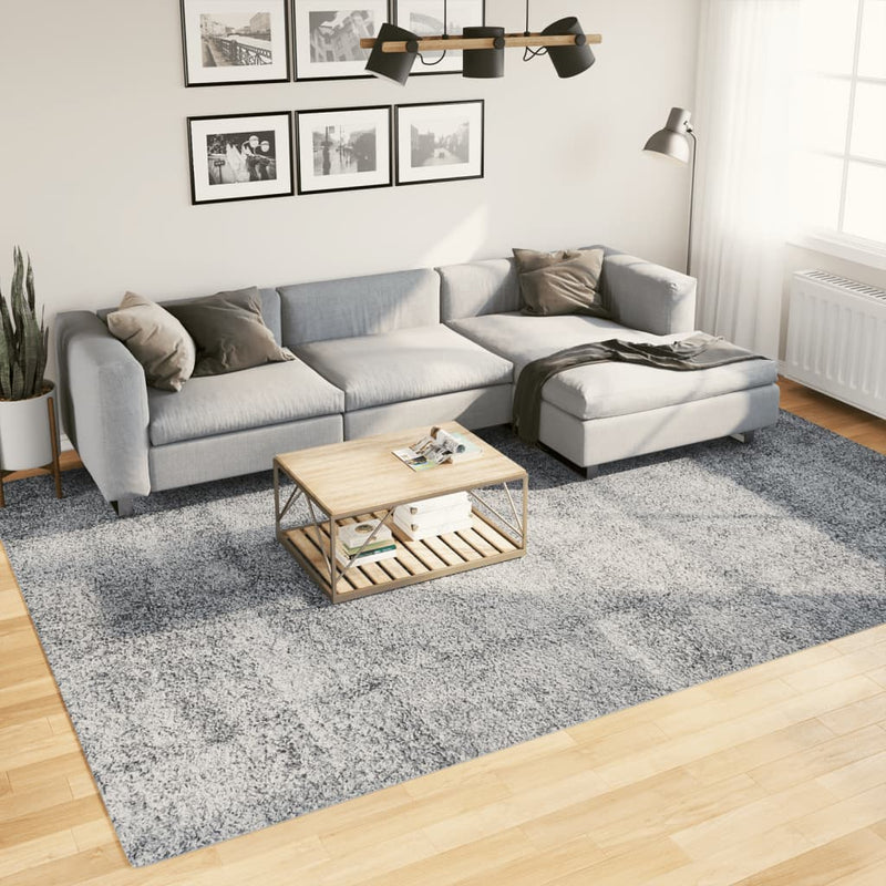 Vloerkleed Pamplona Shaggy Hoogpolig Modern Blauw