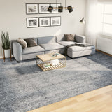 Vloerkleed Pamplona Shaggy Hoogpolig Modern Blauw