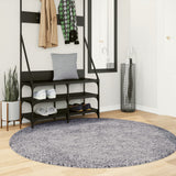 Vloerkleed Pamplona Shaggy Hoogpolig Modern Blauw
