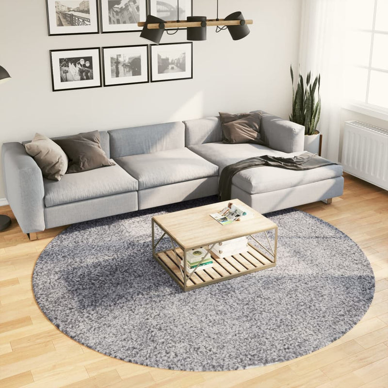 Vloerkleed Pamplona Shaggy Hoogpolig Modern Blauw