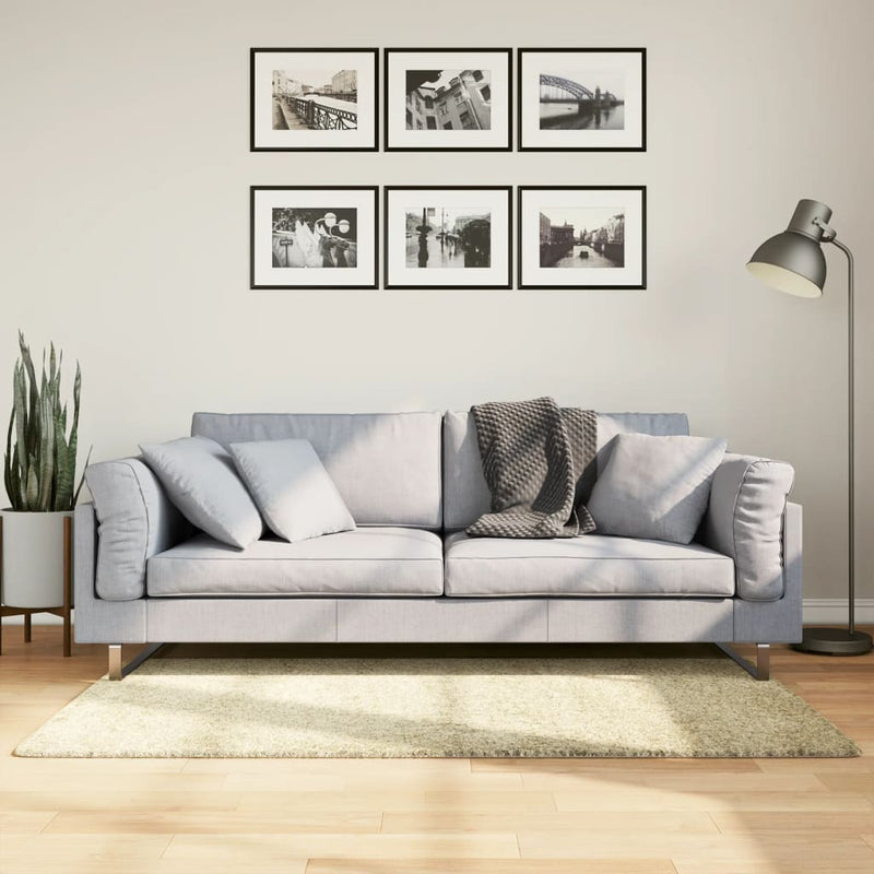 Vloerkleed Pamplona Shaggy Hoogpolig Modern Kleur Goud
