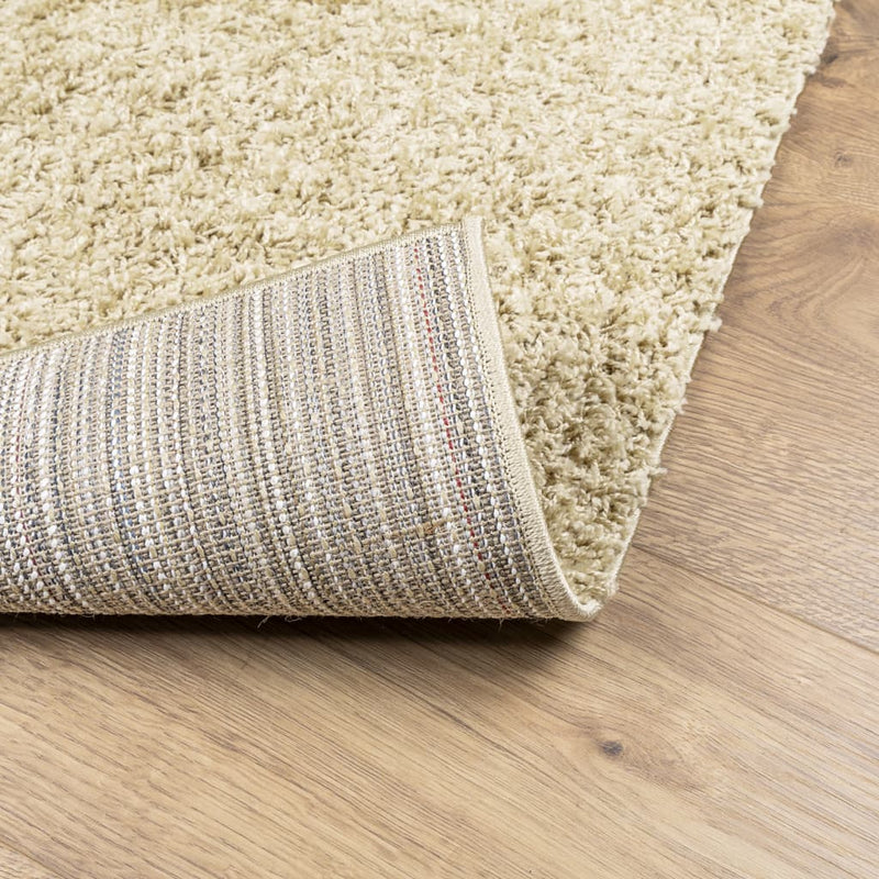 Vloerkleed Pamplona Shaggy Hoogpolig Modern Kleur Goud