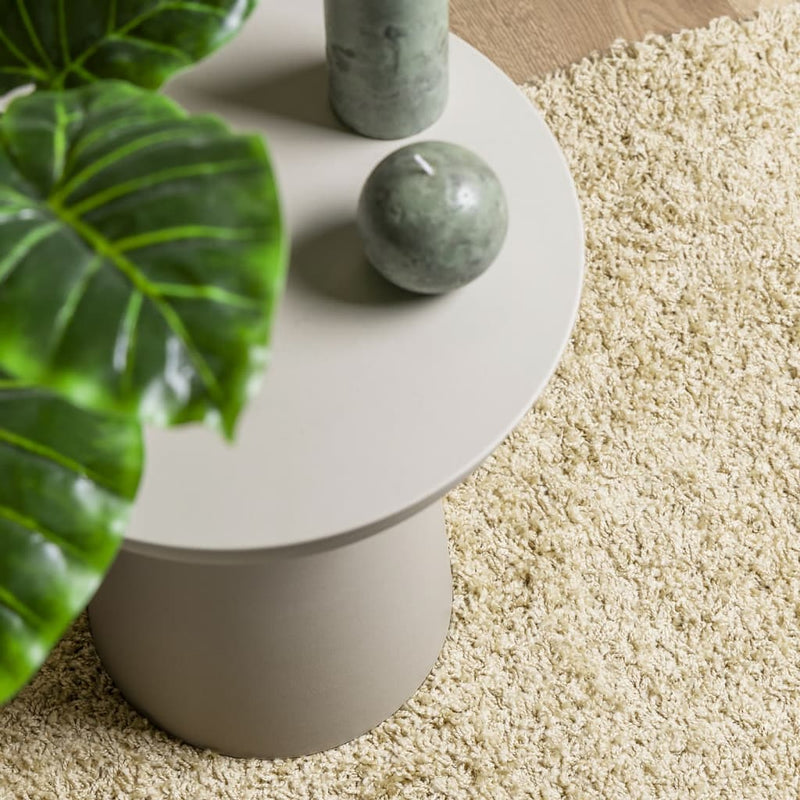 Vloerkleed Pamplona Shaggy Hoogpolig Modern Kleur Goud
