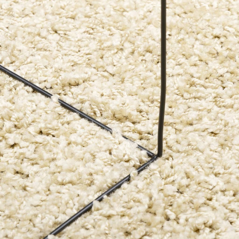 Vloerkleed Pamplona Shaggy Hoogpolig Modern Kleur Goud
