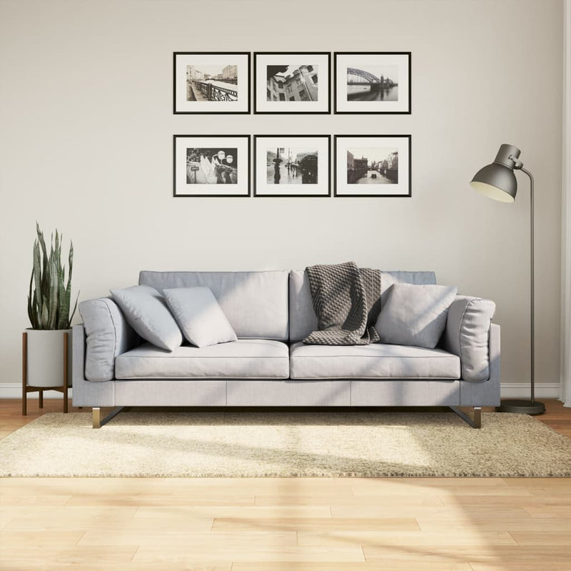Vloerkleed Pamplona Shaggy Hoogpolig Modern Kleur Goud