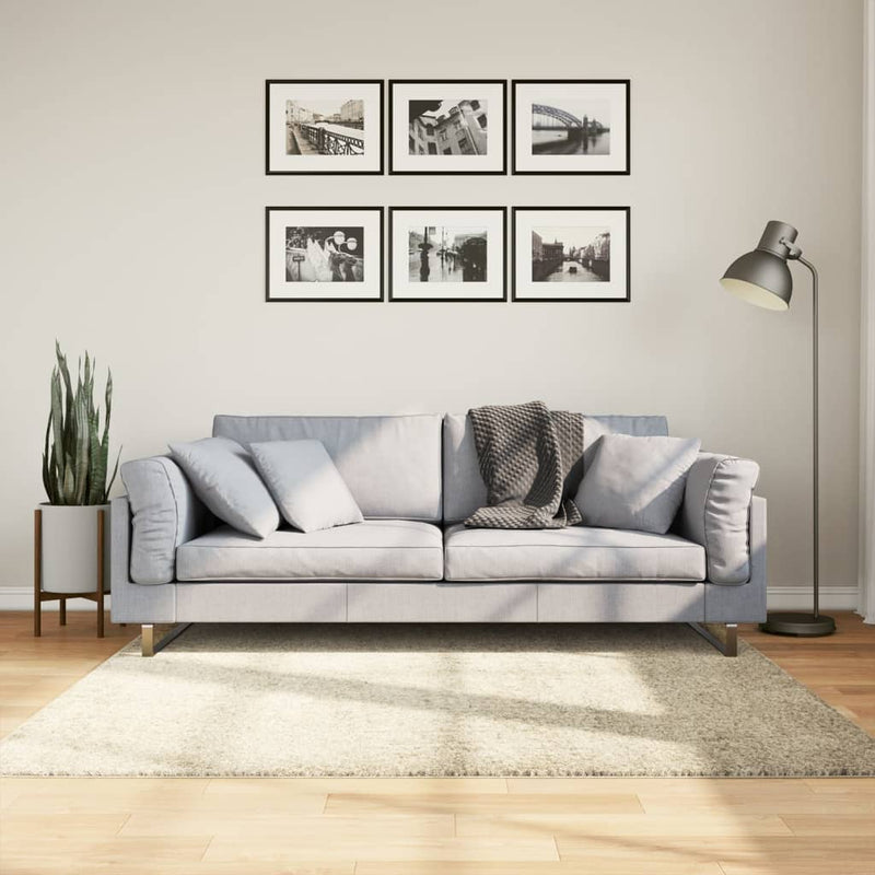 Vloerkleed Pamplona Shaggy Hoogpolig Modern Kleur Goud
