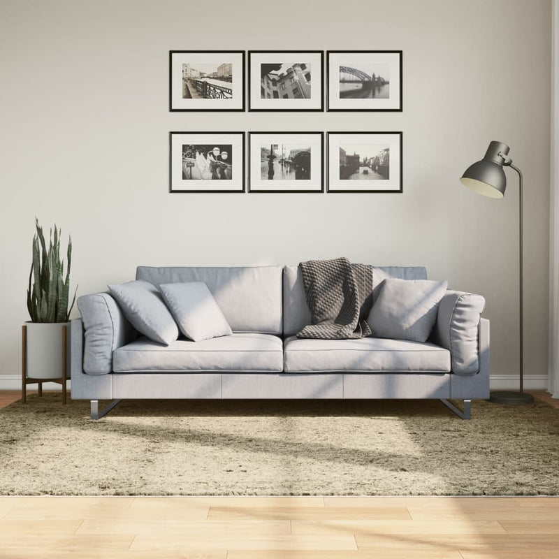Vloerkleed Pamplona Shaggy Hoogpolig Modern Kleur Goud