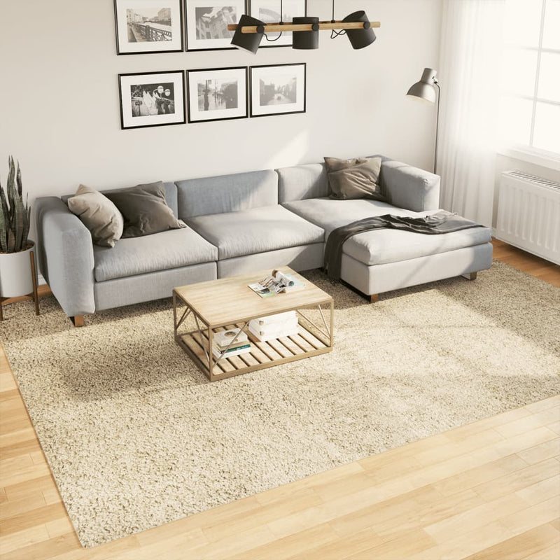 Vloerkleed Pamplona Shaggy Hoogpolig Modern Kleur Goud