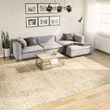 Vloerkleed Pamplona Shaggy Hoogpolig Modern Kleur Goud