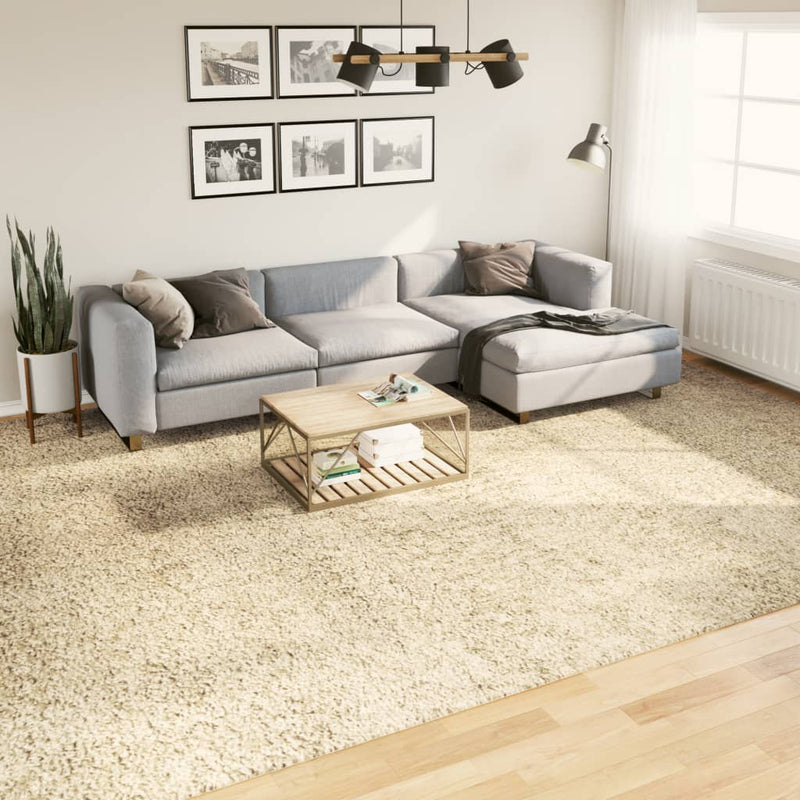 Vloerkleed Pamplona Shaggy Hoogpolig Modern Kleur Goud