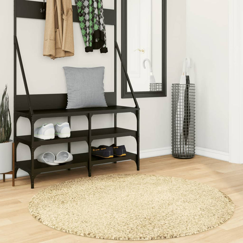 Vloerkleed Pamplona Shaggy Hoogpolig Modern Kleur Goud