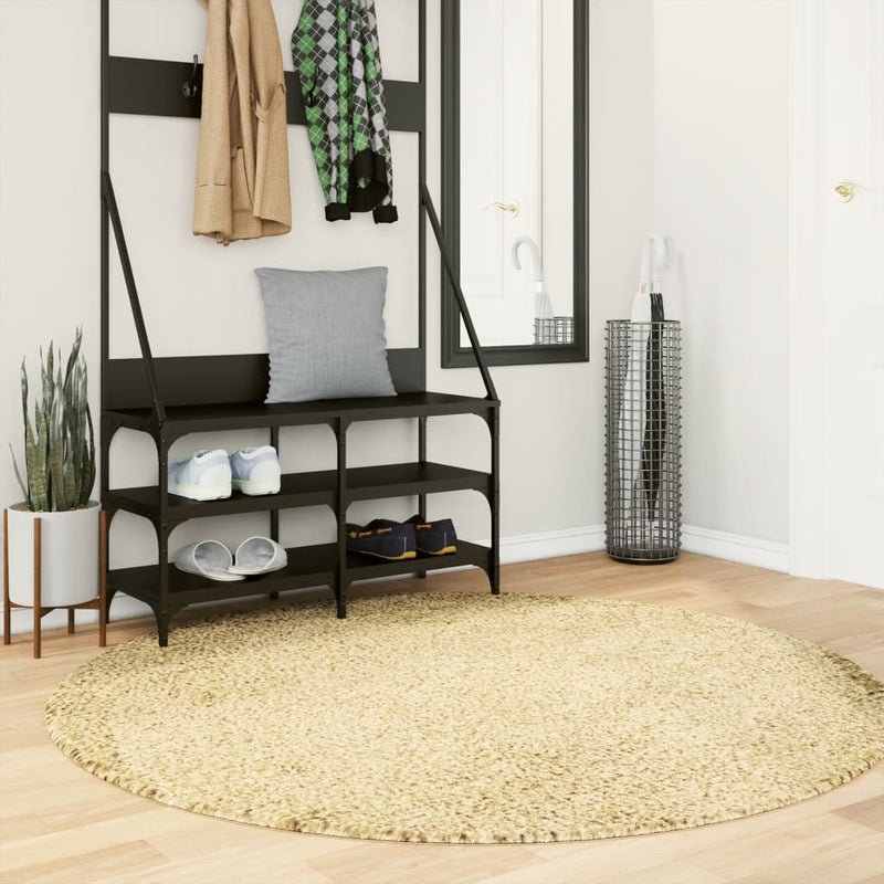 Vloerkleed Pamplona Shaggy Hoogpolig Modern Kleur Goud