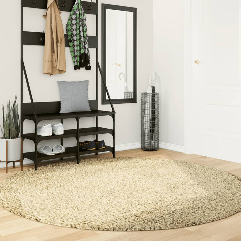 Vloerkleed Pamplona Shaggy Hoogpolig Modern Kleur Goud