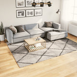 Vloerkleed Pamplona Shaggy Hoogpolig Beige En Antraciet