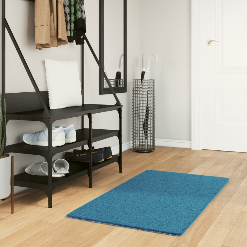 Vloerkleed Oviedo Laagpolig Turquoise