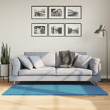 Vloerkleed Oviedo Laagpolig Turquoise