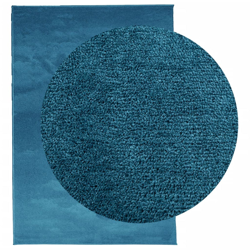Vloerkleed Oviedo Laagpolig Turquoise