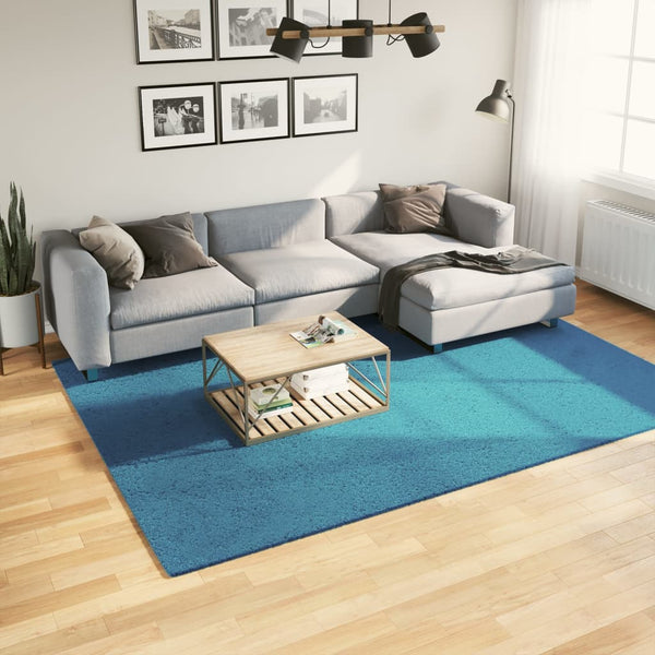 Vloerkleed Oviedo Laagpolig Turquoise