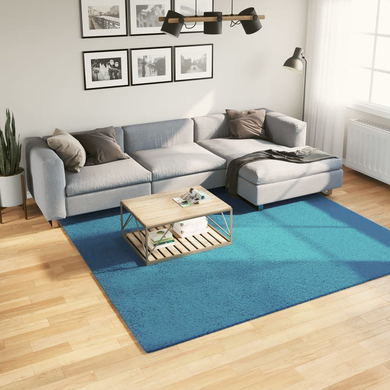 Vloerkleed Oviedo Laagpolig Turquoise