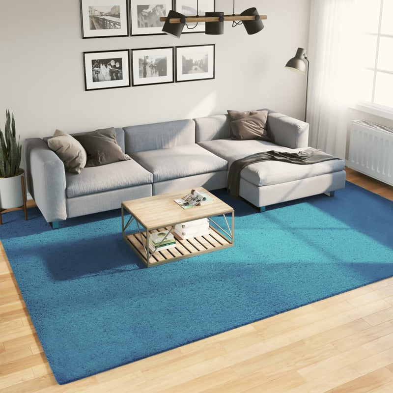 Vloerkleed Oviedo Laagpolig Turquoise