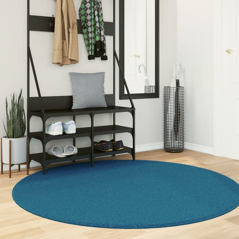 Vloerkleed Oviedo Laagpolig Turquoise