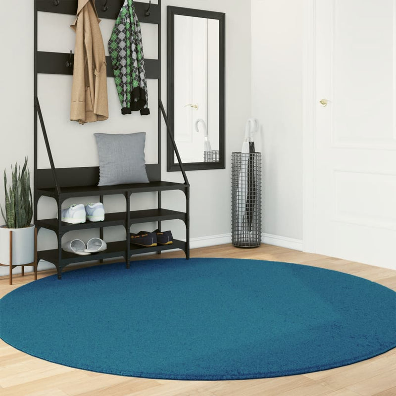 Vloerkleed Oviedo Laagpolig Turquoise