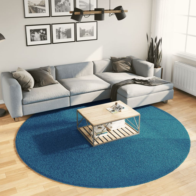 Vloerkleed Oviedo Laagpolig Turquoise