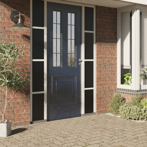 Raamfolies 3 St Statisch Mat Pvc Zwart