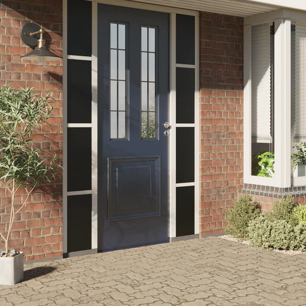 Raamfolies 5 St Statisch Mat Pvc Zwart