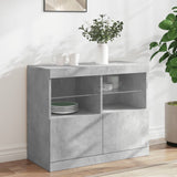 Dressoir Bruin 81 X 37 X 67 Cm Bewerkt Hout