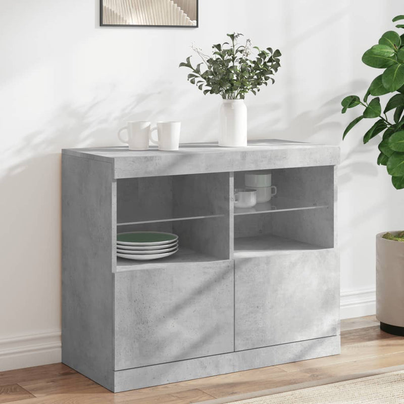 Dressoir Bruin 81 X 37 X 67 Cm Bewerkt Hout