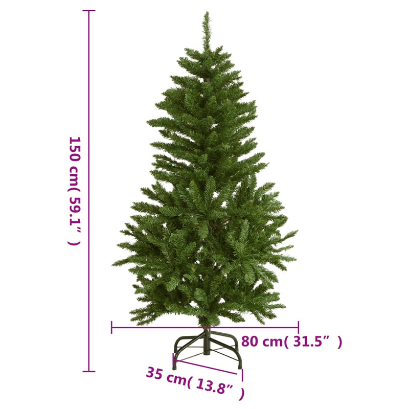 Kunstkerstboom Met Scharnieren 150 Led's 150 Cm Roze