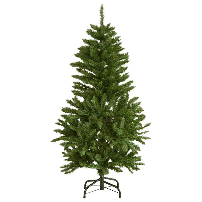 Kunstkerstboom Met Scharnieren 150 Led's En Kerstballen