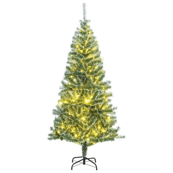 Kunstkerstboom Met 300 Led's En Sneeuw