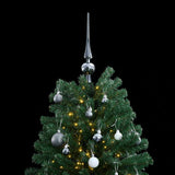 Kunstkerstboom Met Scharnieren 300 Led's En Kerstballen