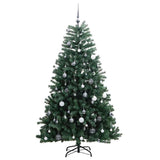 Kunstkerstboom Met Scharnieren 300 Led's En Kerstballen