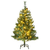 Kunstkerstboom Met Scharnieren 150 Led's 120 Cm