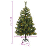 Kunstkerstboom Met Scharnieren 150 Led's 120 Cm
